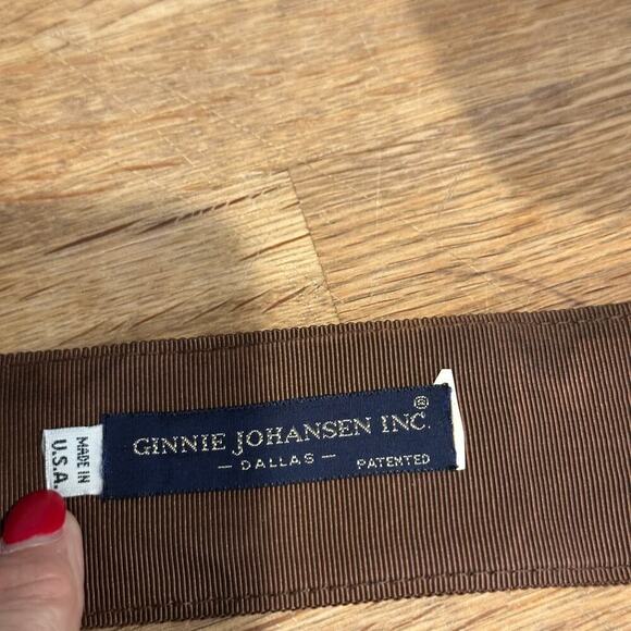 Ginnie Johansen Inc. Multicolor Braided Cord Woven Wide Cinch Belt main image 6
